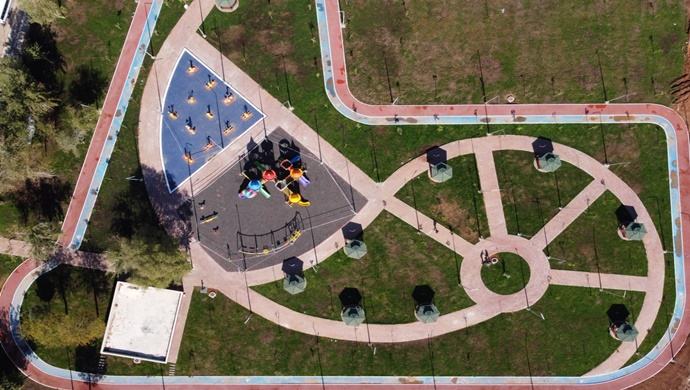 BÜYÜKŞEHİR HİLVAN KENT PARK ÇALIŞMALARINI TAMAMLADI