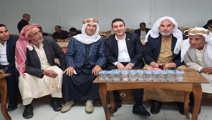 BAŞKAN ÖZYAVUZ HARRANLI HEMŞEHRİLERİYLE BAYRAMLAŞTI